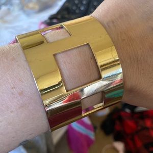 Vintage gold cuff bracelet